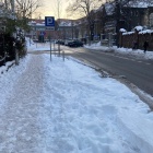 Nieodsnieżone parkingi