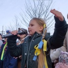 Manifestacja Ukraińców w drugą rocznicę wybuchu wojny (1)