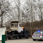 Kolizja pod wiaduktem na Wiśniowej (1)