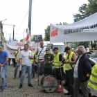 Pikieta związkowców przed biurem Morawieckiego (4)