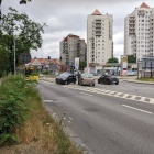 Kolizja na Mikołowskiej w Katowicach (3)