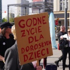 Protest opiekunów osób niepełnosprawnych (3)