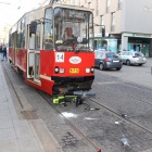 Zderzenie hulajnogi elektrycznej z tramwajem (3)