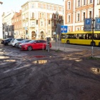 Parking na rogu ulic Francuskiej i Mariackiej Tylnej