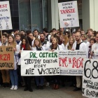 Protest studentów medycyny na Rynku (5)