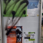 Dewastacja na kościele w Pitrowicach (1)