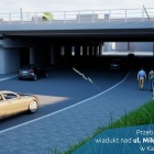 Wiadukt kolejowy nad ul. Mikołowską - wizualizacja