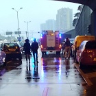 Wypadek ciężarówki w tunelu, Katowice (1)