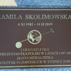 Kamila Skolimowska, pomnik