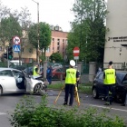 Kolizja na Katowickiej w Koszutce (1)