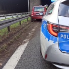 Potrącenie pieszego na DK86 (2)