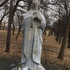 Oczyszczanie rzeźb w Panewnikach (1)