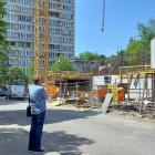 Plac budowy od strony ul. Ordona.