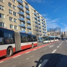 Pasy rowerowe na ul. Sokolskiej w Katowicach