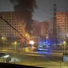 Przy ul. Witosa paliło się nad ranem, 7 lutego.
