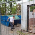 Burmistrz Lublińca Edward Maniura rozbiera garaż (9)