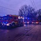 Akcja gaśnicza w sklepie Eltro, fot. OSP Dąbrówka Mała (2)