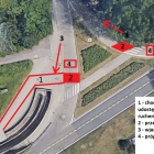 Projekty dróg rowerowych do BO - przejazd na Markiefki