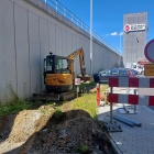 Budowa wiaty rowerowej na Tylnej Mariackiej (1)