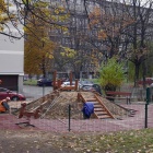Okolice blokow przy ul. Broniewskiego 1