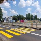 Przystanek tymczasowy przy stadionie AWF-u