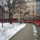 Tramwaje na pl. Miarki