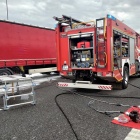 Wypadek na A1 w Piekarach Śląskich (1)