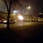 Pożar samochodów na os. Gwiazdy (2)