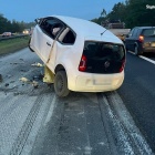 Wypadek autostrada A4 Katowice (2)