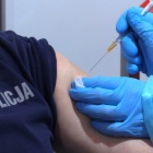 Szczepienia policjantów w Katowicach (3)
