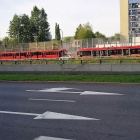 Potrącenie pieszego Chorzowska-Sokolska (2)