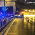 Wypadek ciężarówki w tunelu (1)