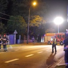 Strażacy wycinają drzewo na ul.Francuskiej