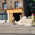 Oderwana elewacja z miejskiej kamienicy w Katowicach. Fot. Zielone Załęże (3)