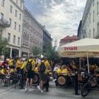 Kibice GKS Katowice na ul. Mariackiej (4)