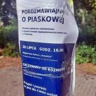 Plakat informujący o spotkaniu.