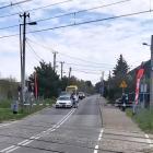 Akcja prewencyjna PKP PLK  na przejeździe przy ul. Słonecznikowej, fot. PKP PLK
