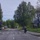 Na ul. Żeliwnej nie ma drogi rowerowej, choć miejsca jest sporo.