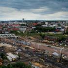 Za stacją Katowice w kierunku Załęża powstał jeden nowy tor (źródło: slaskienatorach.pl).