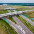 Węzeł Oświęcim, widok w kierunku Bielska-Białej. (fot. GDDKiA)