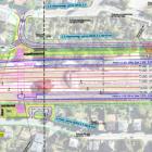 Wiadukt nad Armii Krajowej i przystanek Katowice Piotrowice
