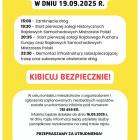 Informacja o utrudnieniach (źródło: rajdslaska.pl).