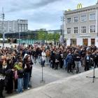 Wiec wyborczy Magdaleny Biejat w Katowicach.