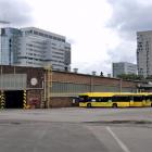 Baza PKM Katowice przy ul. Mickiewicza.