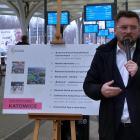Marcin Krupa podczas kampanii wyborczej, 23.02.2024