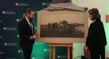 Do Muzeum Śląskiego wrócił zrabowany w czasie wojny cenny obraz