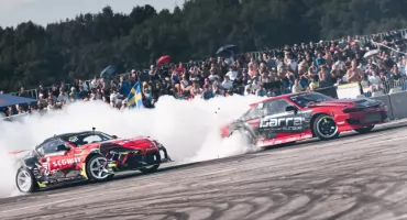 Głośno i dużo dymu na Muchowcu. Lotnisko ponownie stanie się torem do driftu