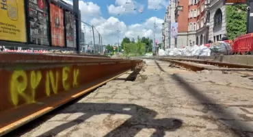 Opóźnienie remontu torowiska w Katowicach. Tramwaje dłużej nie pojadą między Rynkiem a rondem