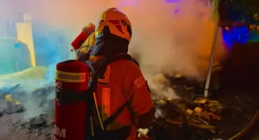 Seria podpaleń w Bogucicach. W weekend paliły się śmietniki w kilku miejscach