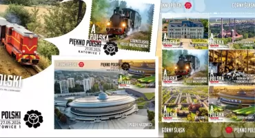Górny Śląsk na znaczkach Poczty Polskiej. Są też Katowice